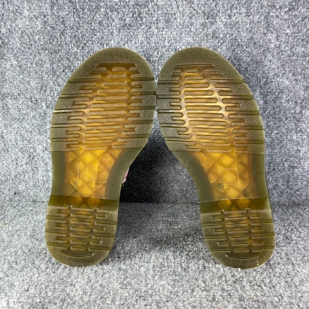 Dr. Martens Boots 1460 Girls 13 Pink Ombre Glitter Lace Up Combat Shoes - Picture 10 of 12